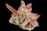 Natural Red Quartz Crystals - Morocco #70753-1
